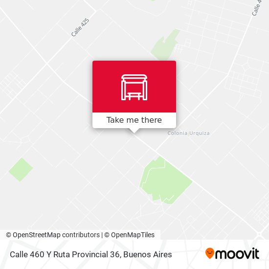 Mapa de Calle 460 Y Ruta Provincial 36
