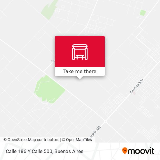 Calle 186 Y Calle 500 map