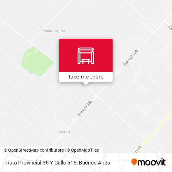 Ruta Provincial 36 Y Calle 515 map