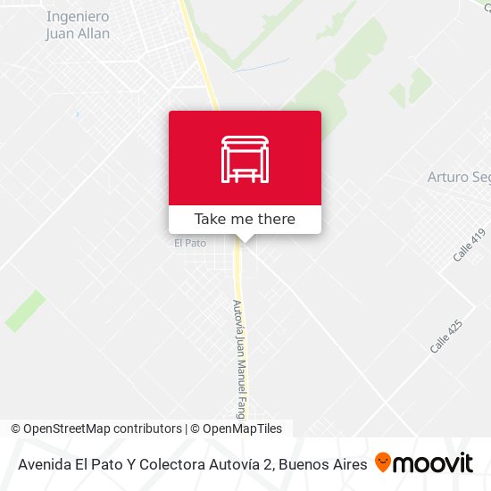 Avenida El Pato Y Colectora Autovía 2 map
