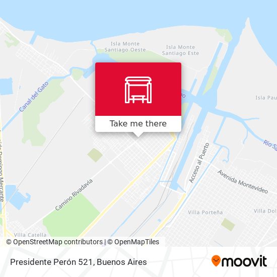Mapa de Presidente Perón 521