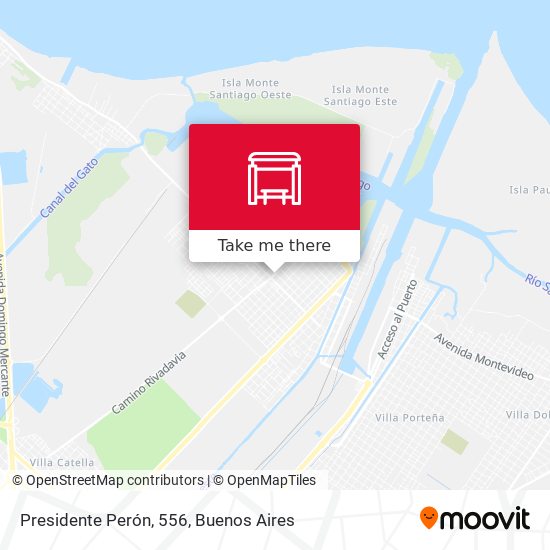 Presidente Perón, 556 map