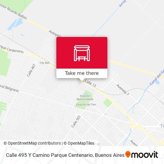 Mapa de Calle 495 Y Camino Parque Centenario