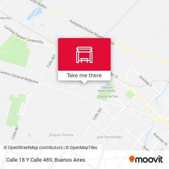 Calle 18 Y Calle 489 map