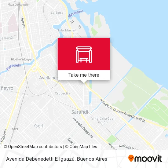 Avenida Debenedetti E Iguazú map