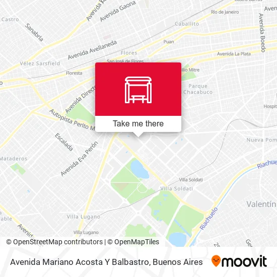 Mapa de Avenida Mariano Acosta Y Balbastro