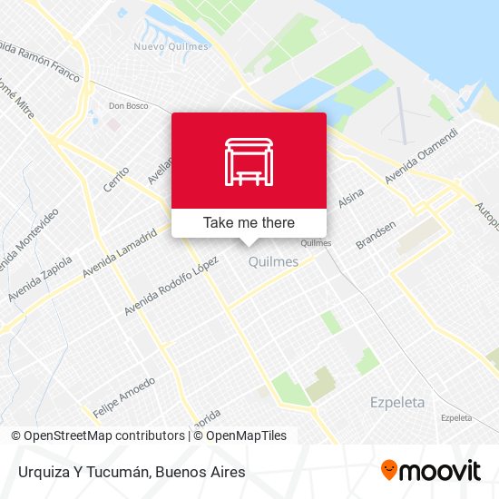 Mapa de Urquiza Y Tucumán