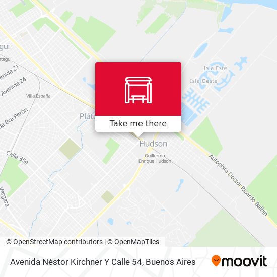 Mapa de Avenida Néstor Kirchner Y Calle 54