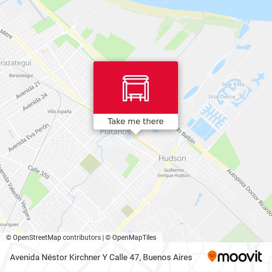 Avenida Néstor Kirchner Y Calle 47 map