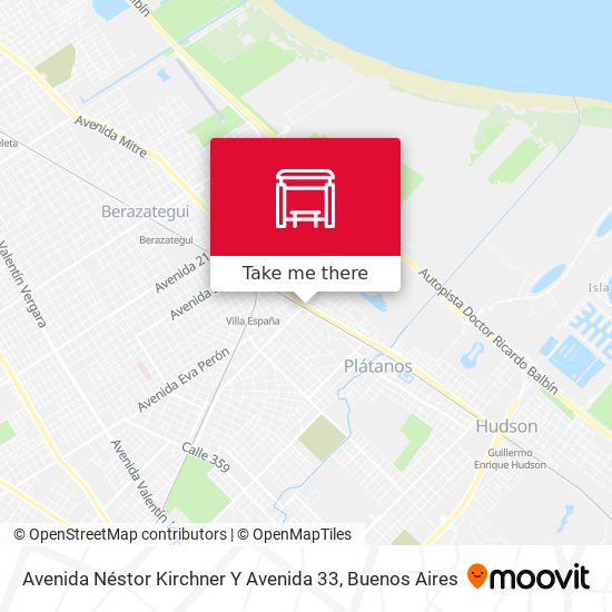 Mapa de Avenida Néstor Kirchner Y Avenida 33