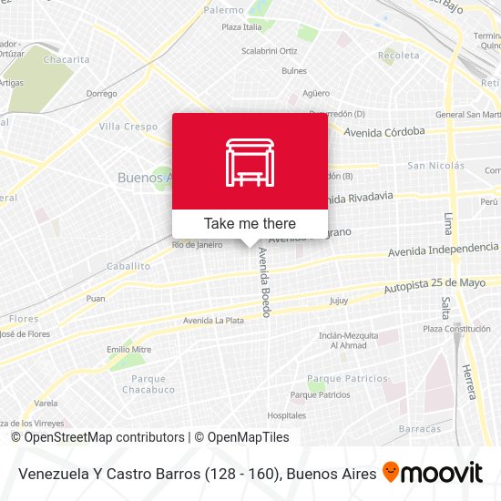 Venezuela Y Castro Barros (128 - 160) map