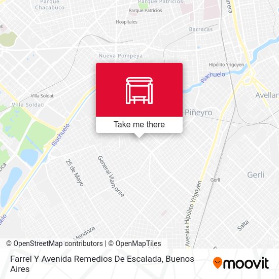 Mapa de Farrel Y Avenida Remedios De Escalada
