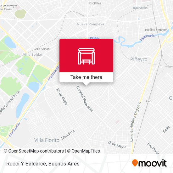 Rucci Y Balcarce map