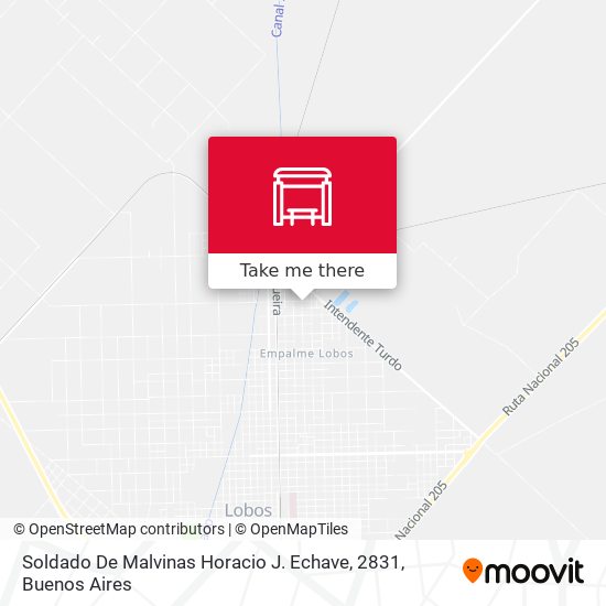 Soldado De Malvinas Horacio J. Echave, 2831 map