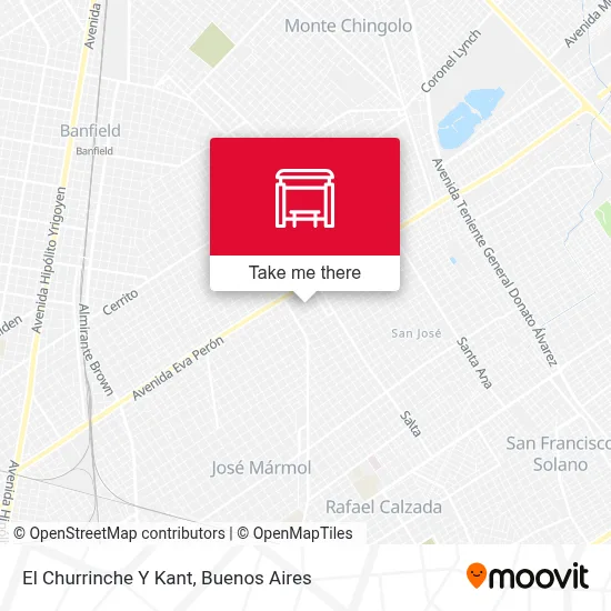 El Churrinche Y Kant map