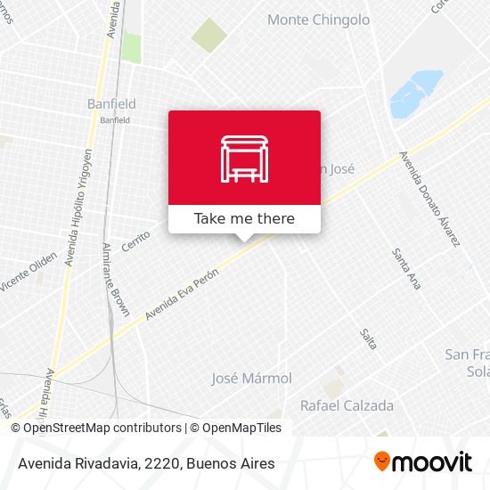 Avenida Rivadavia, 2220 map