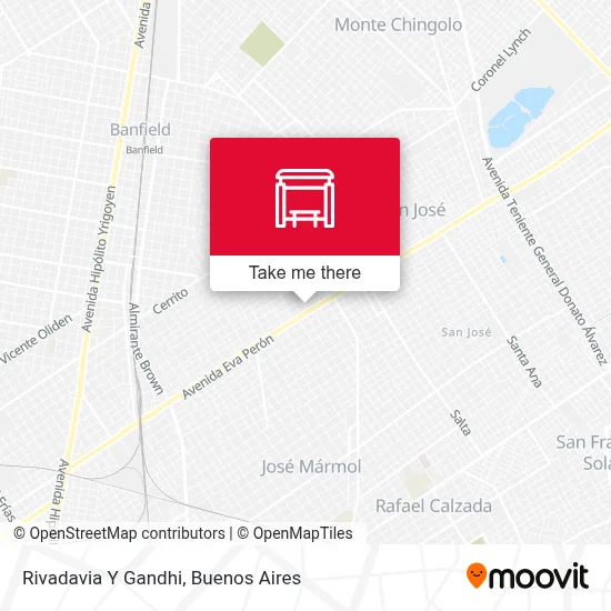 Rivadavia Y Gandhi map