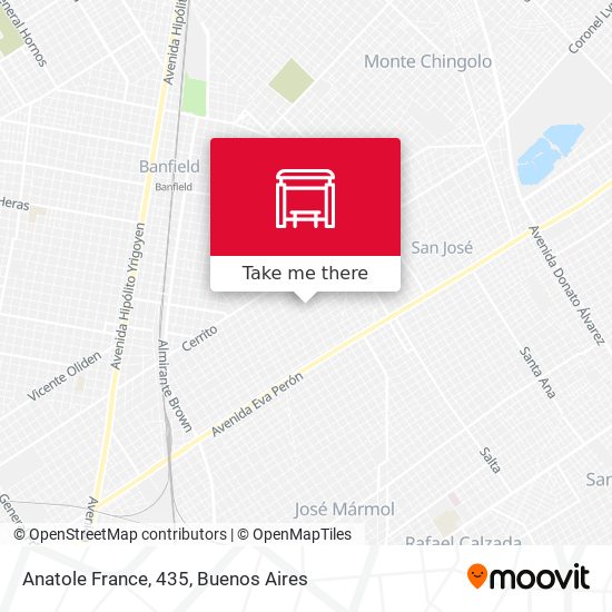 Anatole France, 435 map
