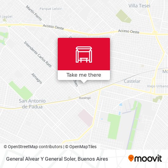 General Alvear Y General Soler map