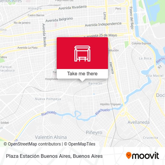 Plaza Estación Buenos Aires map
