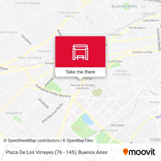 Mapa de Plaza De Los Virreyes (76 - 145)