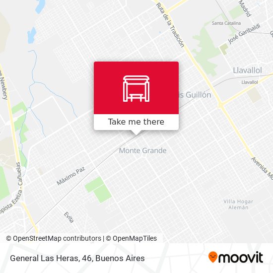Mapa de General Las Heras, 46