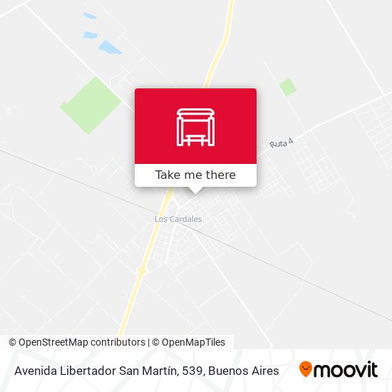 Mapa de Avenida Libertador San Martín, 539
