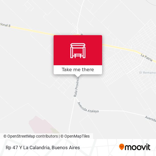 Rp 47 Y La Calandria map