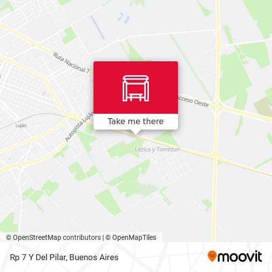 Mapa de Rp 7 Y Del Pilar