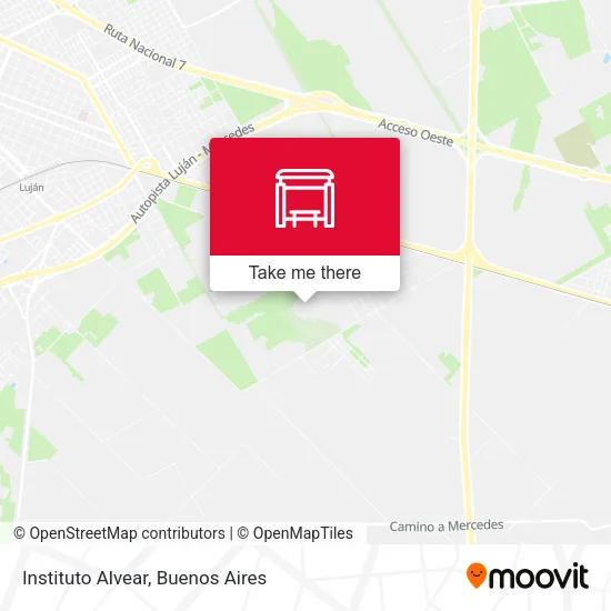 Instituto Alvear map