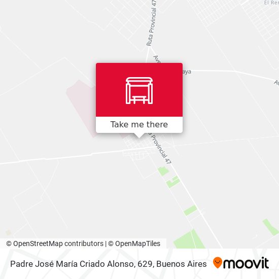 Padre José María Criado Alonso, 629 map