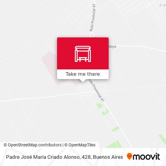 Padre José María Criado Alonso, 428 map