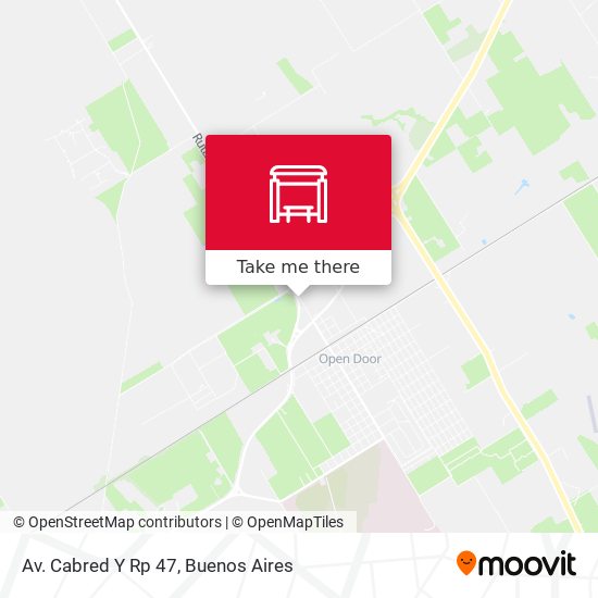 Mapa de Av. Cabred Y Rp 47