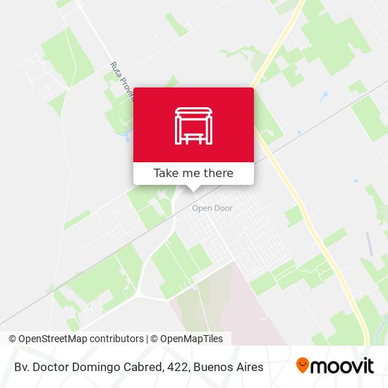 Bv. Doctor Domingo Cabred, 422 map