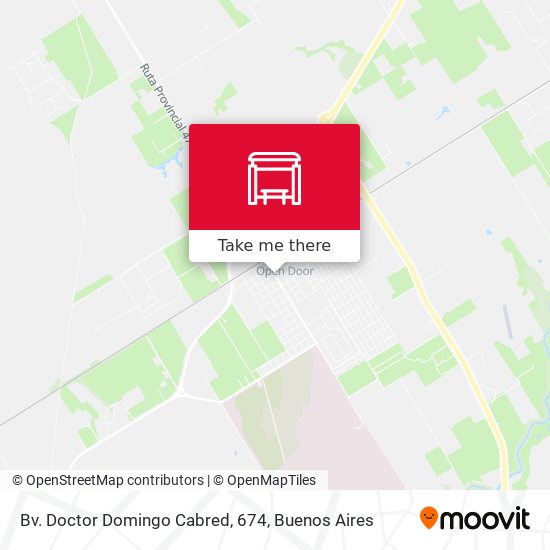 Bv. Doctor Domingo Cabred, 674 map