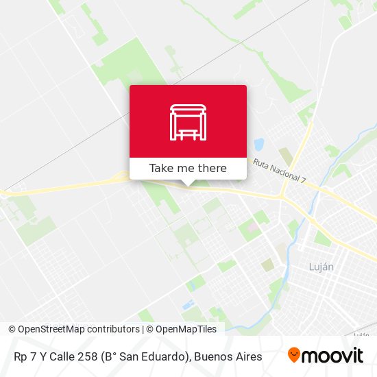 Mapa de Rp 7 Y Calle 258 (B° San Eduardo)