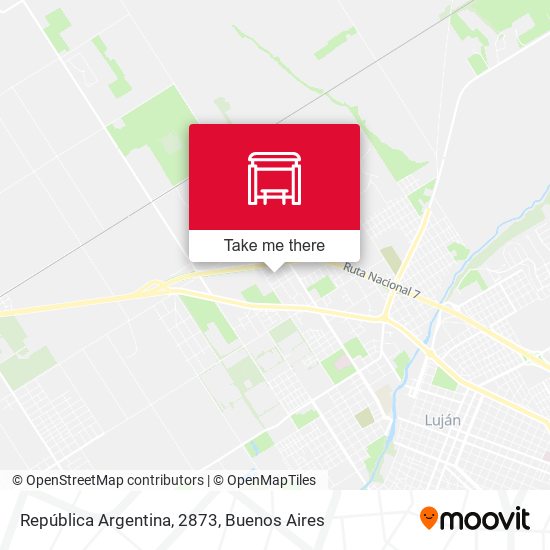 República Argentina, 2873 map