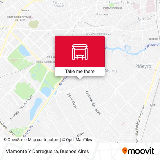 Viamonte Y Darregueira map