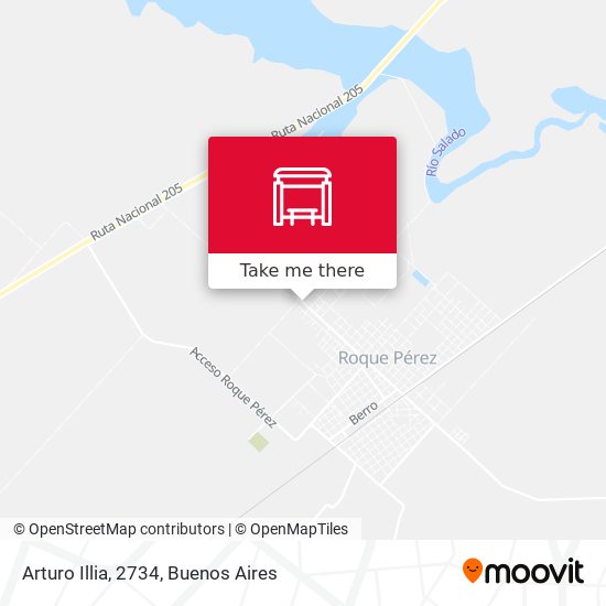 Mapa de Arturo Illia, 2734