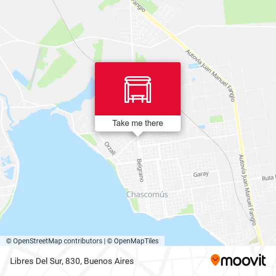 Libres Del Sur, 830 map