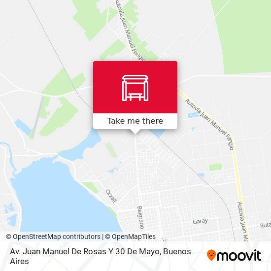 Av. Juan Manuel De Rosas Y 30 De Mayo map