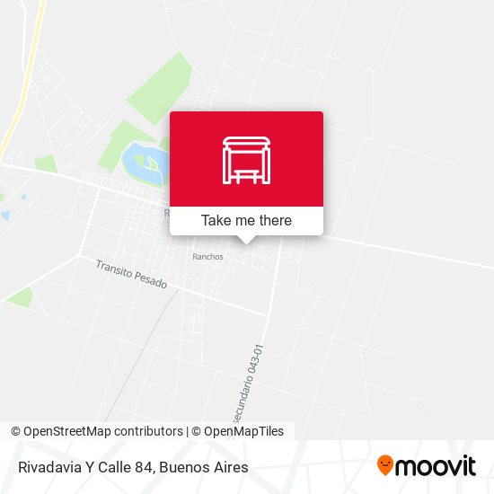 Rivadavia Y Calle 84 map