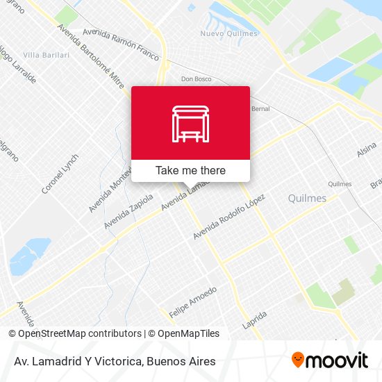 Av. Lamadrid Y Victorica map