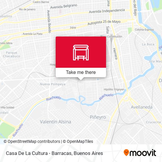 Mapa de Casa De La Cultura - Barracas