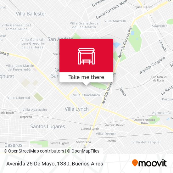 Avenida 25 De Mayo, 1380 map
