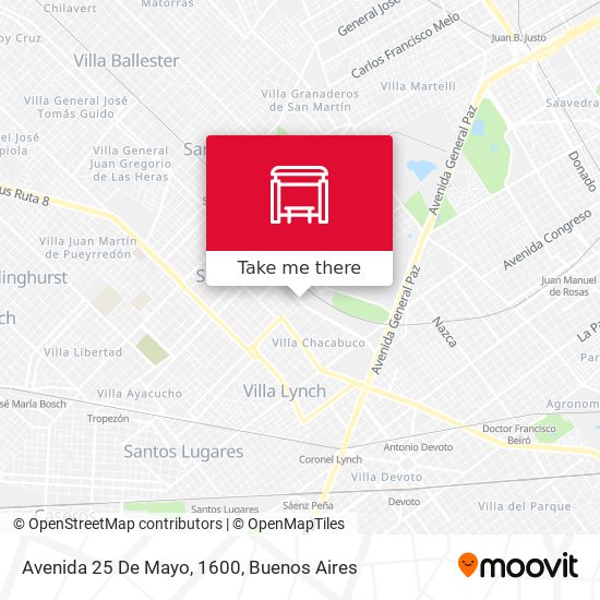 Avenida 25 De Mayo, 1600 map