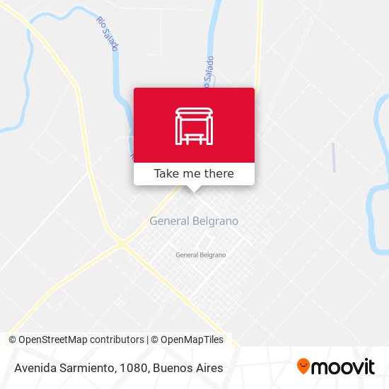 Mapa de Avenida Sarmiento, 1080