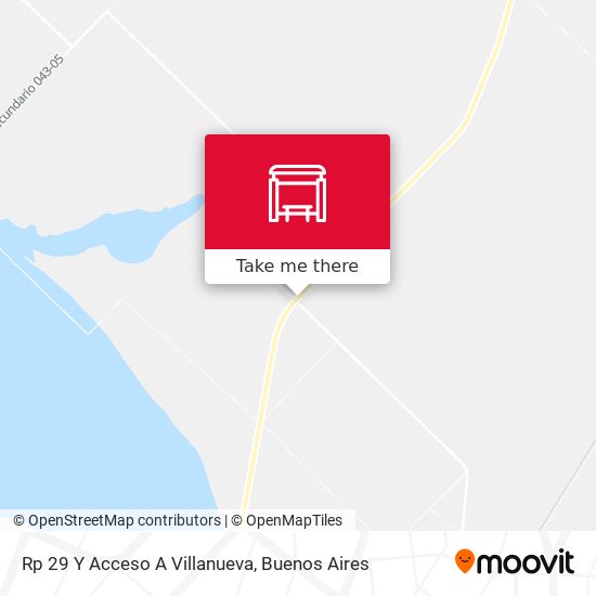 Mapa de Rp 29 Y Acceso A Villanueva