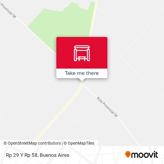 Mapa de Rp 29 Y Rp 58
