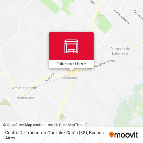 Mapa de Centro De Trasbordo González Catán (88)